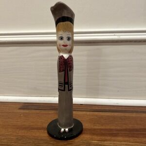 SUSAN PALEY by GANZ  Hand Painted "Diana's Designer Suit" Vase Candle Holder 12"